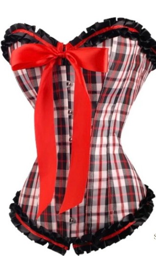 Corset imprimé petit chaperon rouge