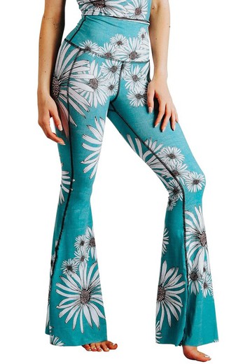 Flower child model leggings pants