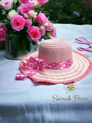 Sombrero modelo Murcia rosa