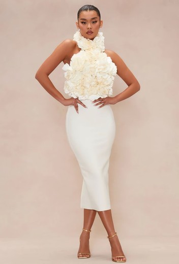 Vestido modelo Miss Gala white