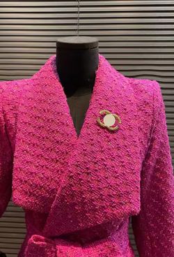 Abrigo largo modelo Fucsia