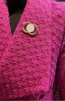 Abrigo largo modelo Fucsia