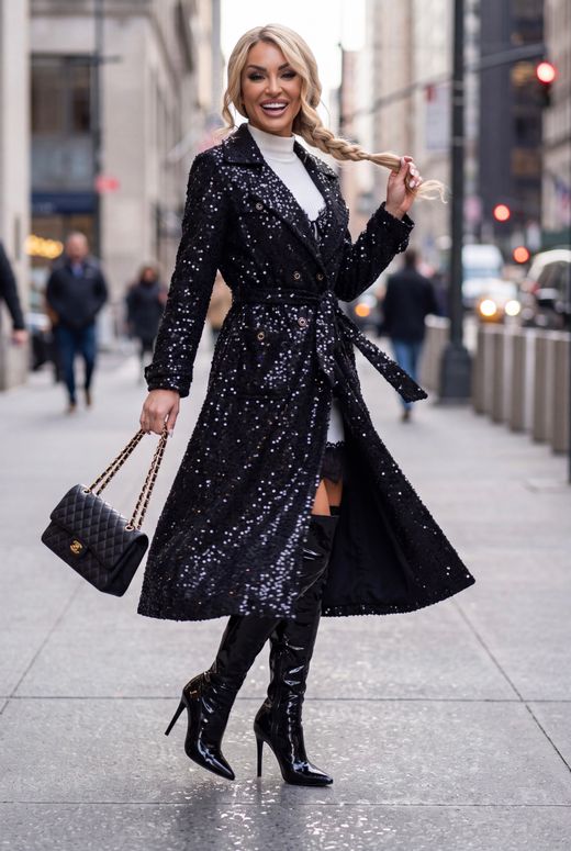 Abrigo modelo Marquesa negro