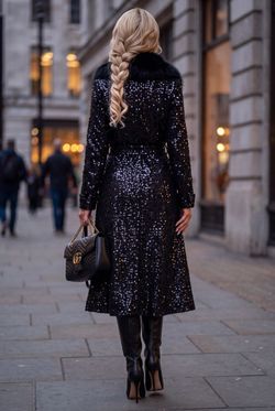 Abrigo modelo Marquesa negro