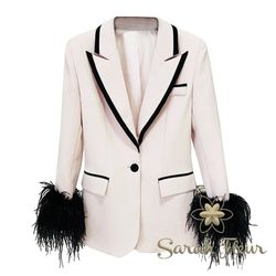 Two-tone blazer model Barbara