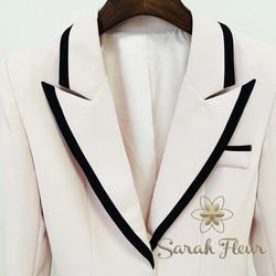 Two-tone blazer model Barbara