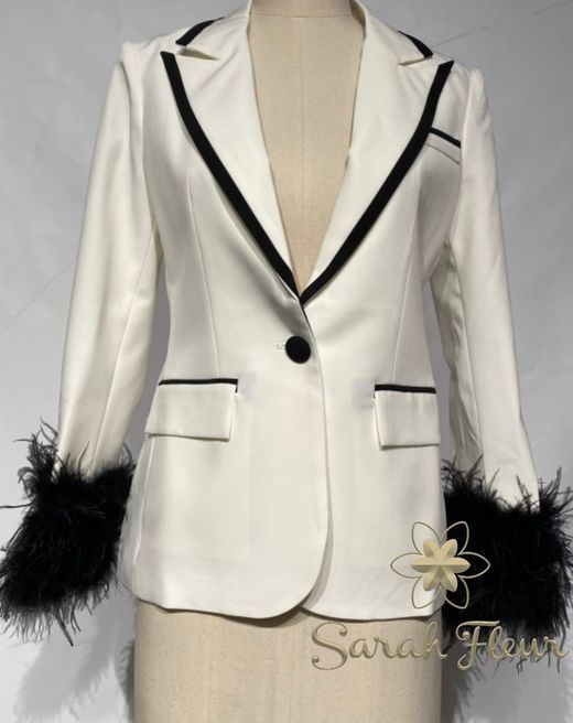 Two-tone blazer model Barbara