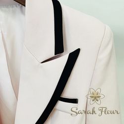 Two-tone blazer model Barbara