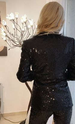 Americana champagne negro
