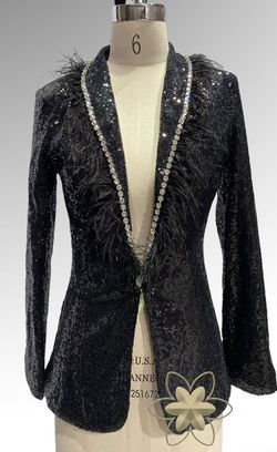 Americana champagne negro