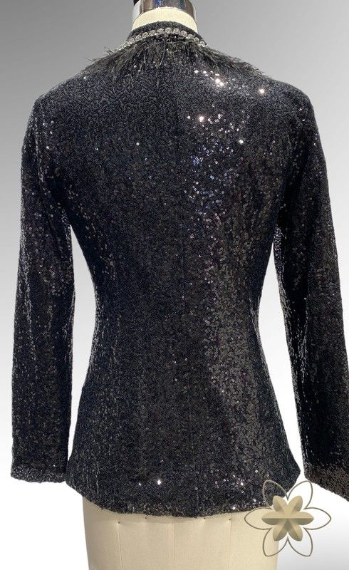 Americana champagne negro