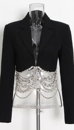 Black Tears model blazer