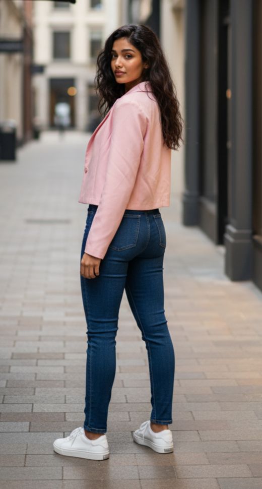 Americana model Lazo rosa