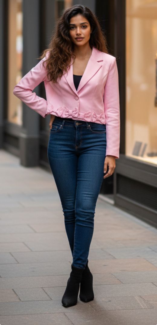 Americana model Lazo rosa