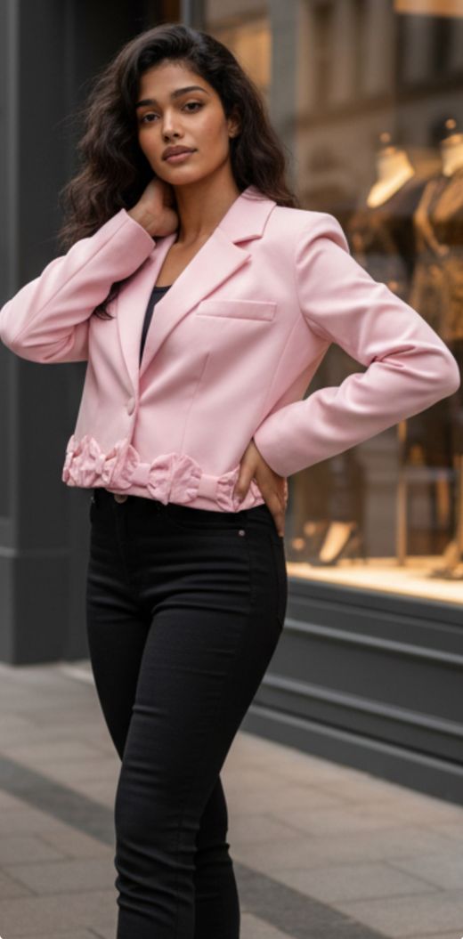 Americana model Lazo rosa