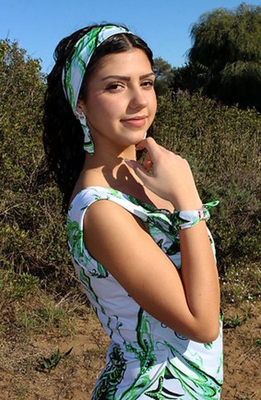 Arete y pulsera de lazo Caballito de mar verde