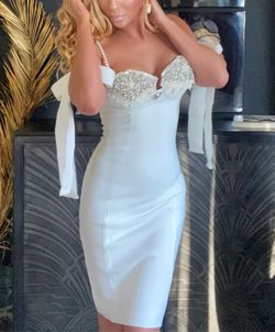 Vanesa white bandage dress