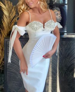 Vanesa white bandage dress