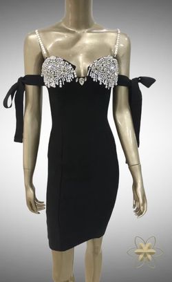 Vestido bandage vanesa negro