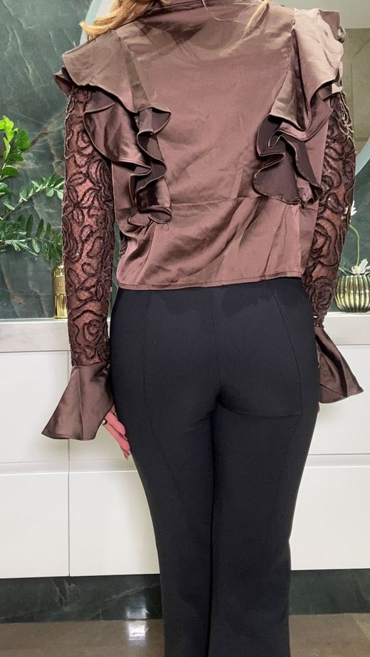 Chocolate blouse