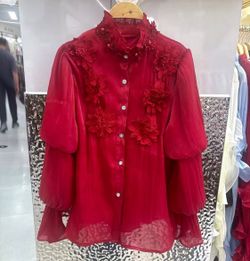 Blusa modelo Flores Roja