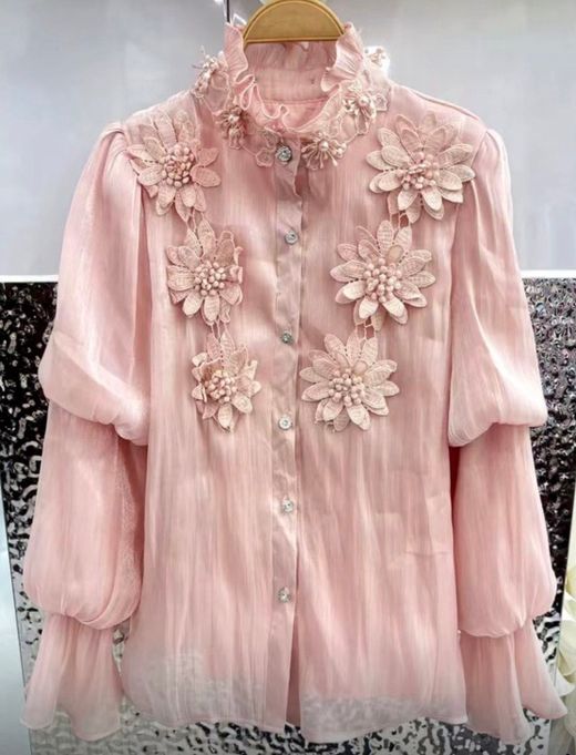Blusa modelo Flores rosa