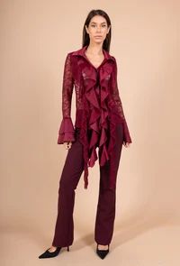 Blouse bordeaux La Corogne