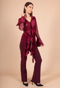 Blouse bordeaux La Corogne