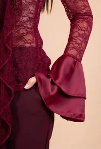 Blouse bordeaux La Corogne