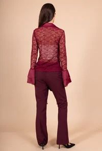 Blouse bordeaux La Corogne