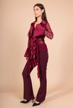 Blouse bordeaux La Corogne