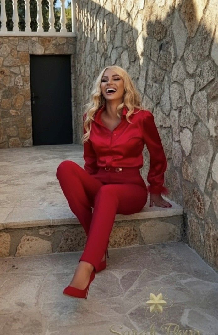 Blusa satinada modelo Dafne L