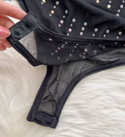 Body negro modelo Perlitas