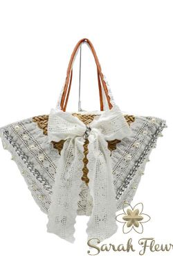 Lazo model straw basket bag