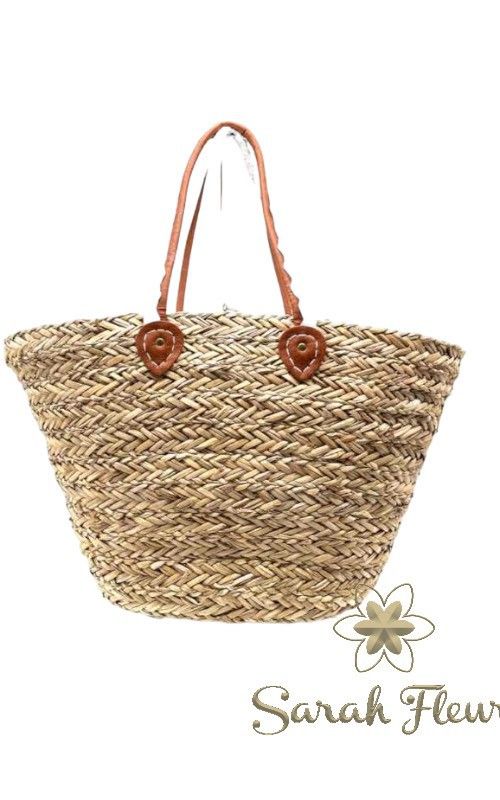 Lazo model straw basket bag