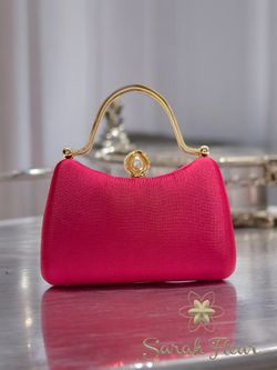 Fuchsia Bow model party bag