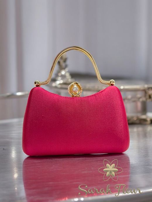 Fuchsia Bow model party bag