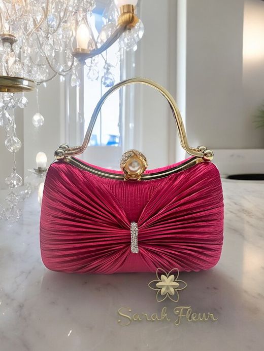 Fuchsia Bow model party bag