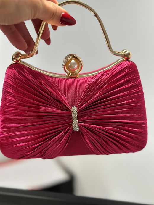 Fuchsia Bow model party bag