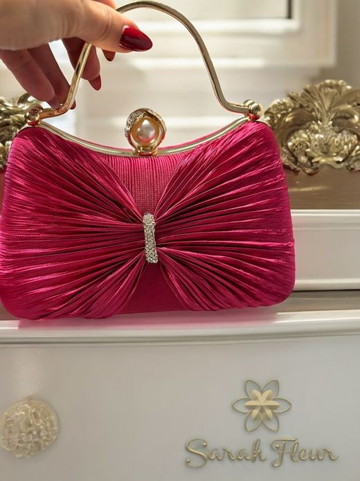 Fuchsia Bow model party bag