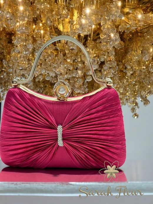 Fuchsia Bow model party bag