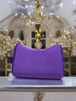 Purple bow model party bag