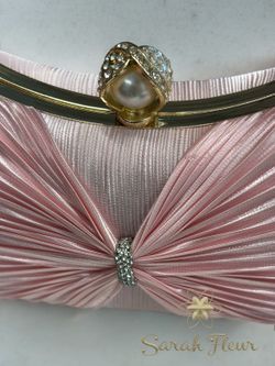 Bolso de fiesta modelo Lazo rosa