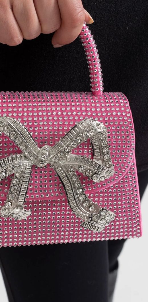 Bolso fucsia modelo Lazo