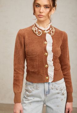 Cárdigan modelo Carmen