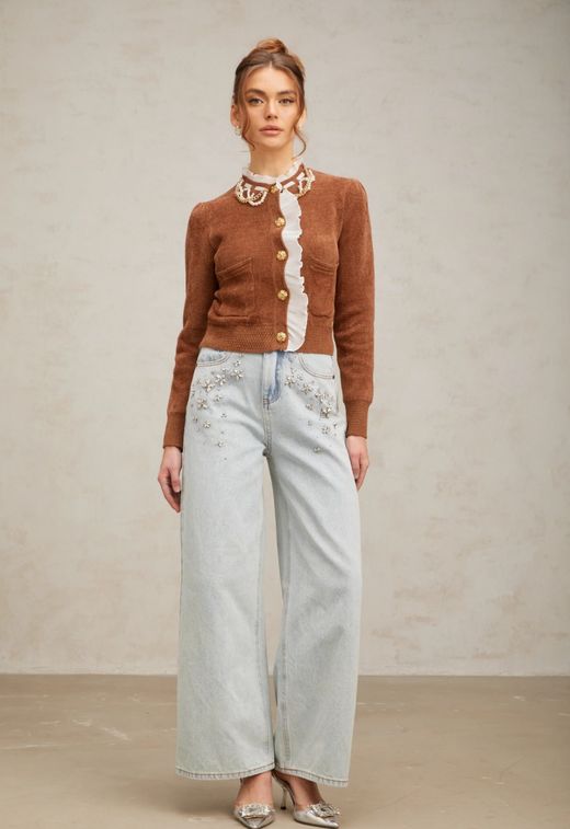 Cárdigan modelo Carmen