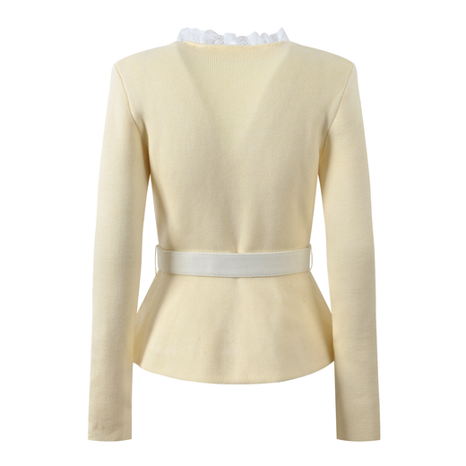 Cárdigan modelo Mimosa beige