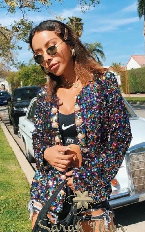 Chaqueta de lentejuelas modelo Telma