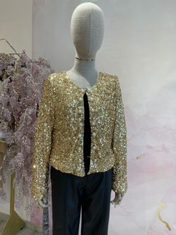 Chaqueta de lentejuelas modelo Telma Gold