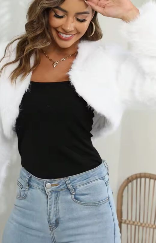 Chaqueta modelo Alexandra blanca